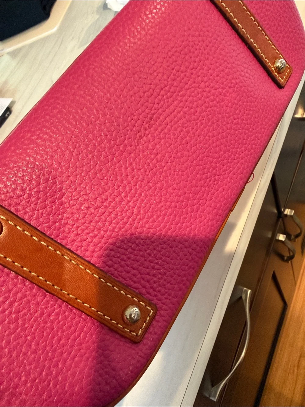 Dooney & Bourke Pebbled Leather Satchel